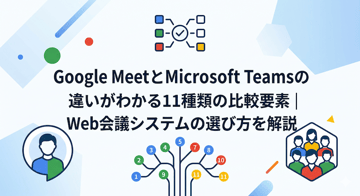 Google MeetとMicrosoft Teamsの違いがわかる11種類の比較要素｜Web会議システムの選び方を解説