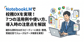 NotebookLMで校務DXを実現！7つの活用例や使い方、導入時の注意点を解説